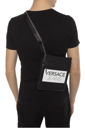 Logo-printed shoulder bag, zdjęcie 2 Logo-printed shoulder bag od Versace Jeans